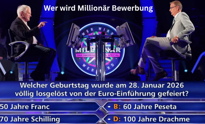 Wer wird Millionär Bewerbung